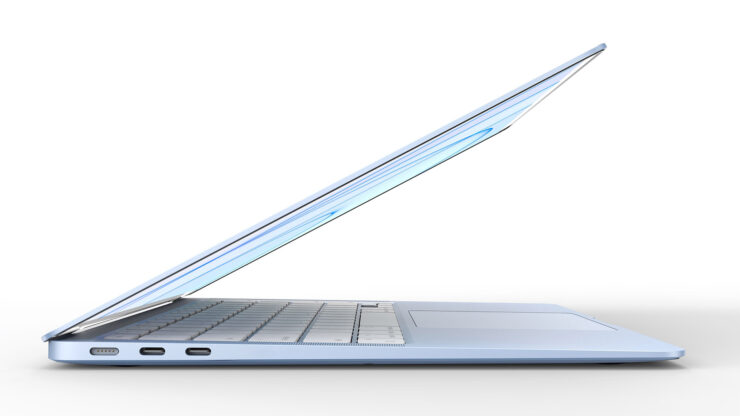 Apple ha ridisegnato i colori del MacBook Air M2